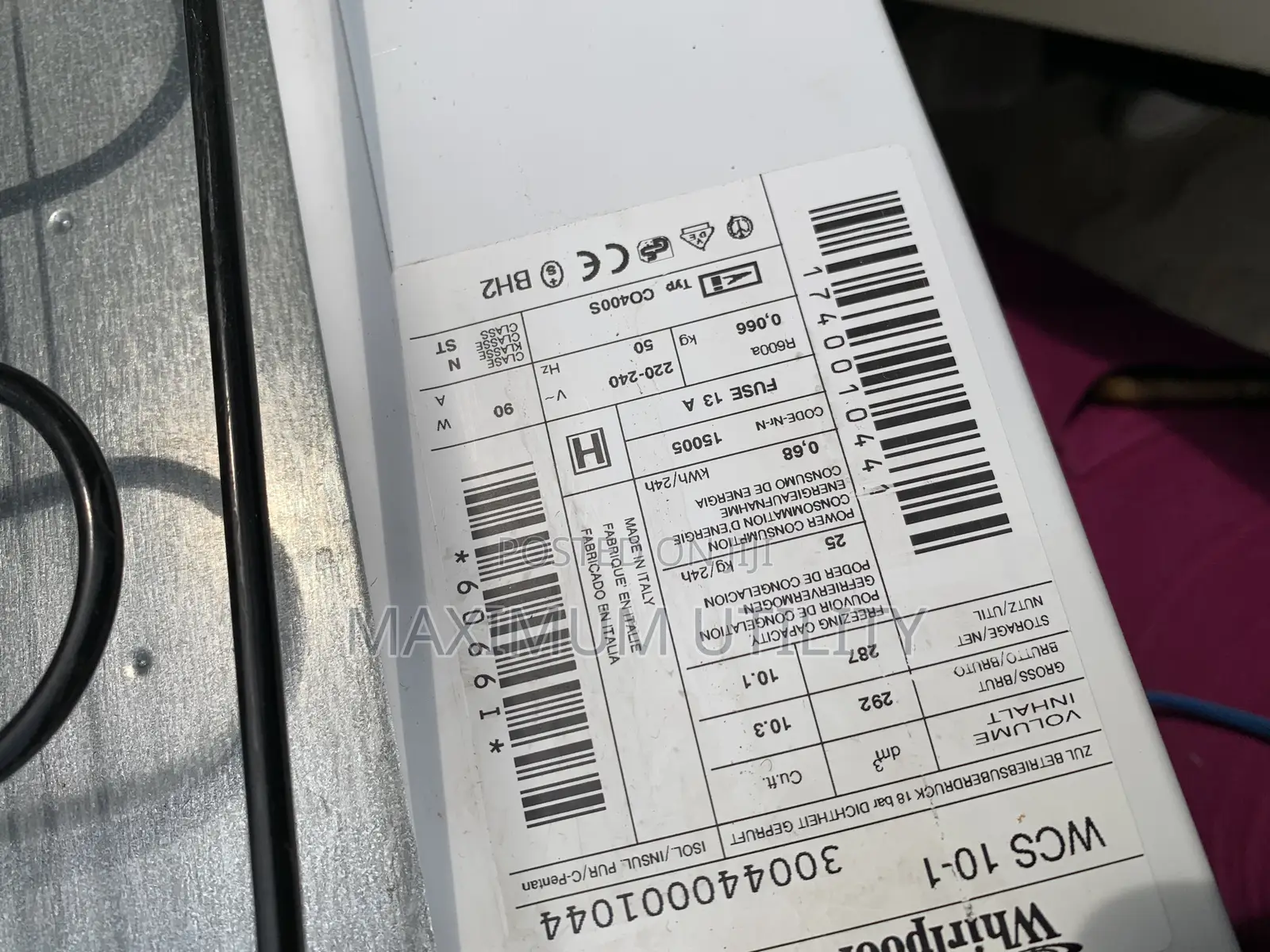 Bosch German Factory Fitted Freezer