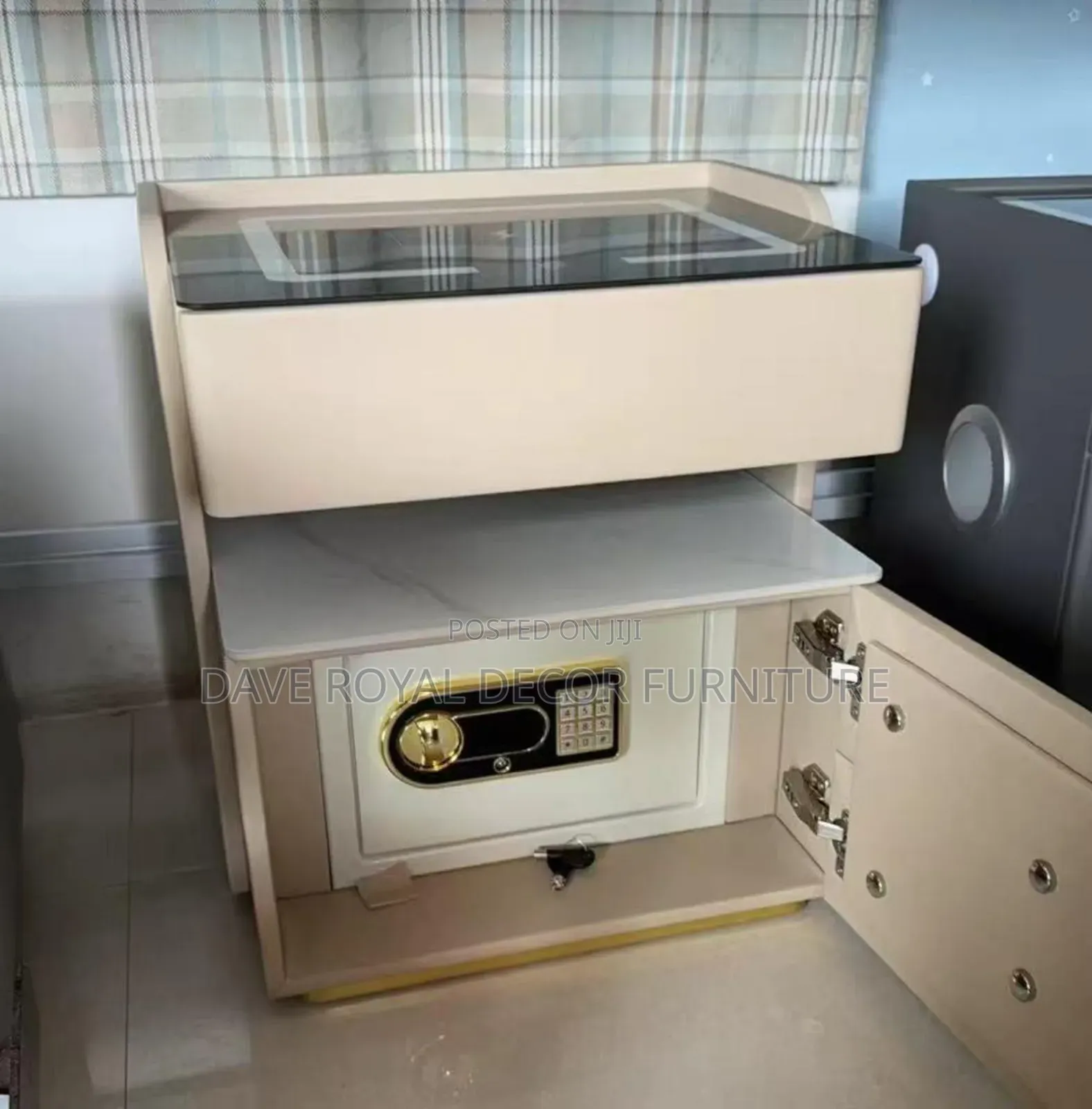 Classic Unique Bedside With Digital Safe Lock