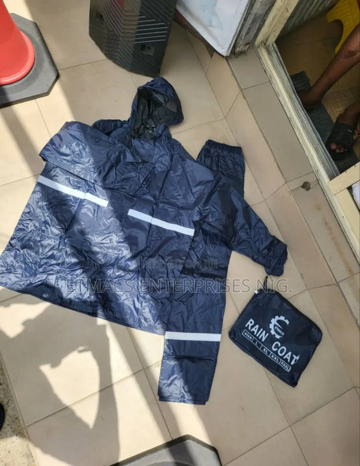 Raincoat Navy Blue