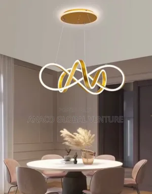 Gold Pendant Light for Your Dining and Sitting Room 3 Colour Light
