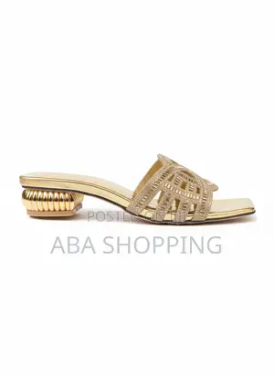 Golden Fancy Slipper/Sandals For Women In Aba, Abia State