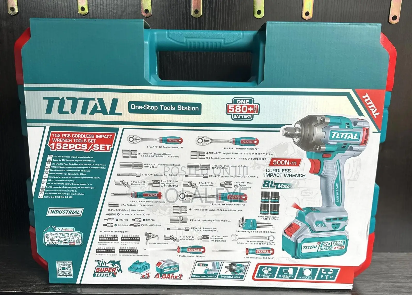 20v Total Cordless Impact Wrench With Tools