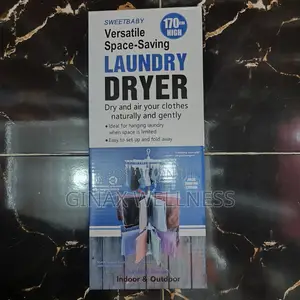 3-Tier Space-Saving Rotating Laundry Dryer Stand With 24 Pegs