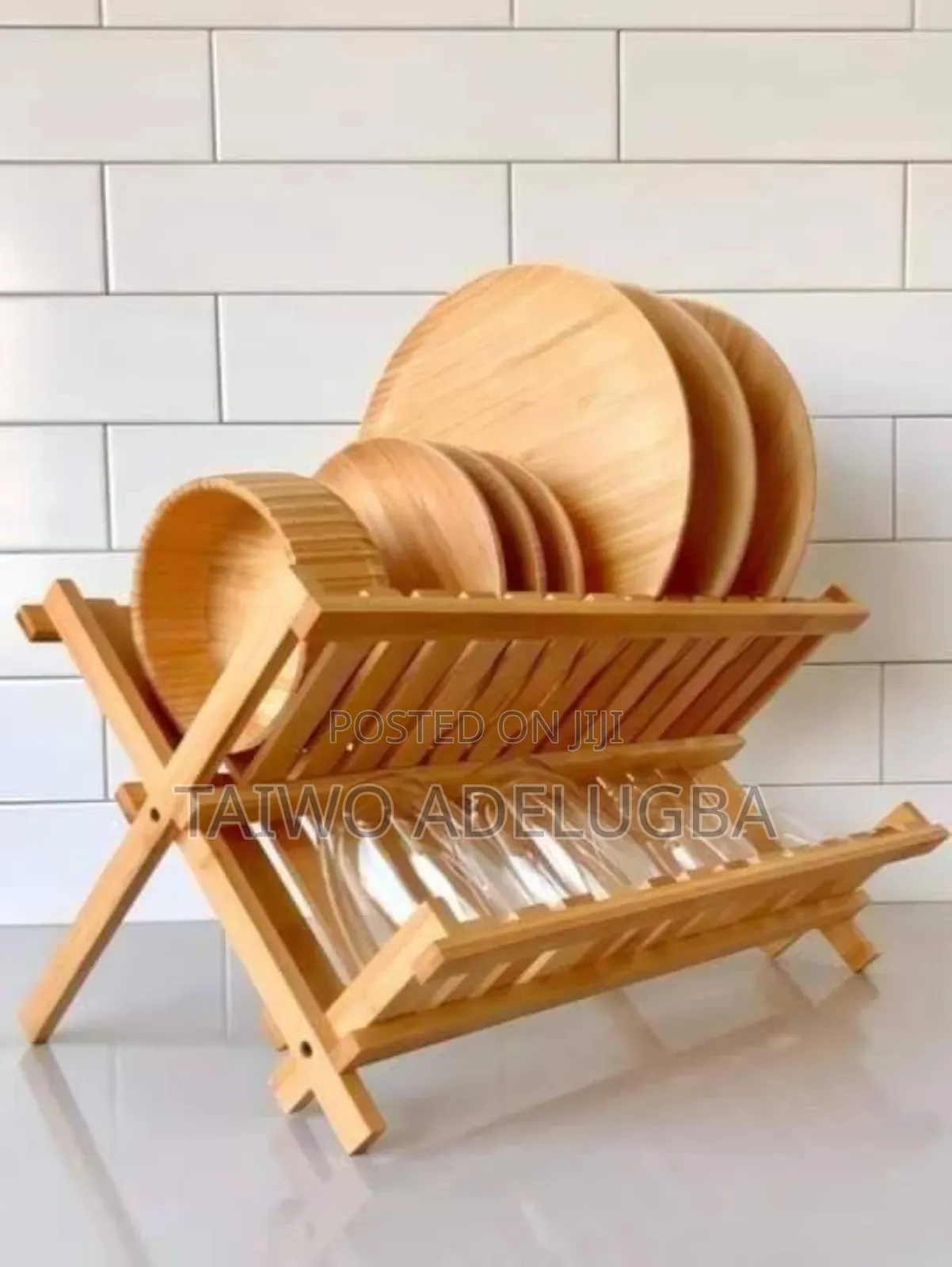 New Bamboo Plate Rack