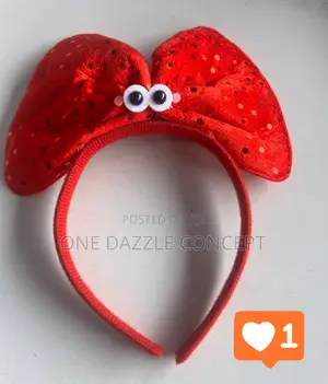 Mouse Ear Christmas Head Band