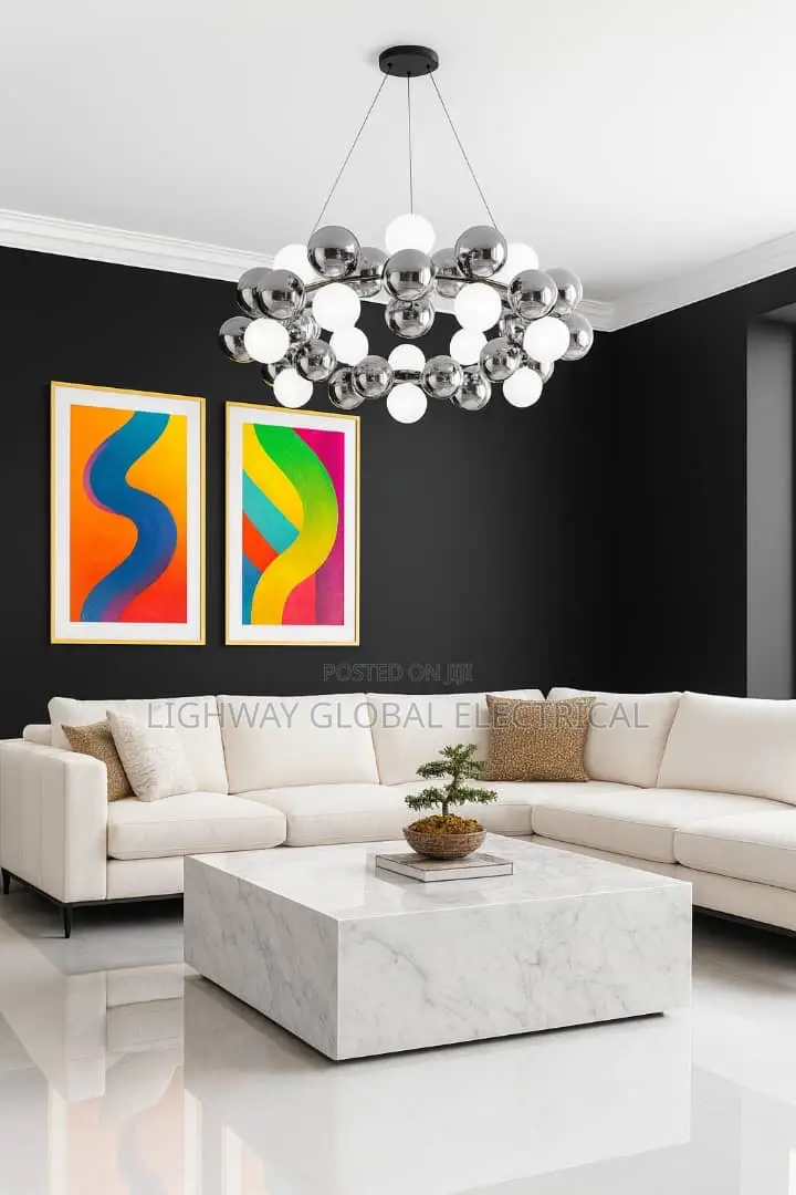 Nordic Glass Bubble Chandelier