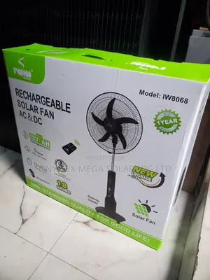 Rechargeable Solar Fan Ac Dc