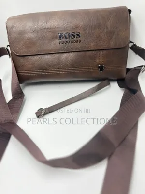Original Lacoste Brown Leather Bags