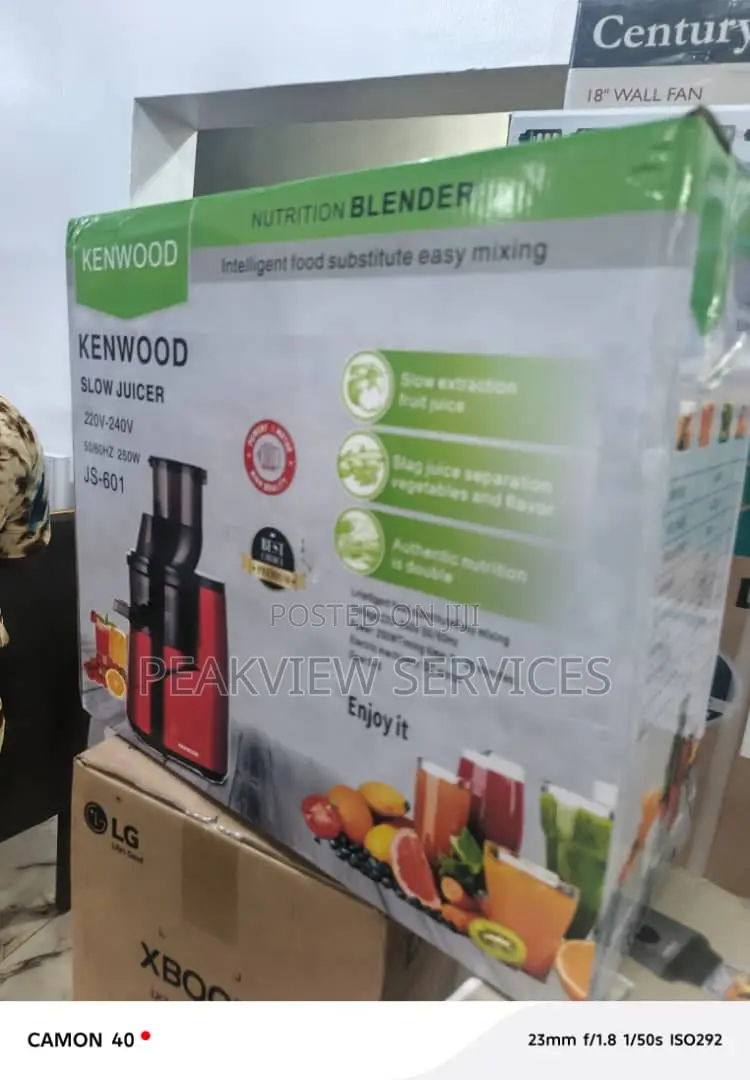 Kenwood Js-601 Quiet-Drive Slow Juicer