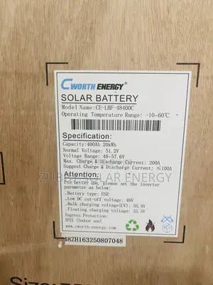 20 KWH C Worth Energy Lithium Battery