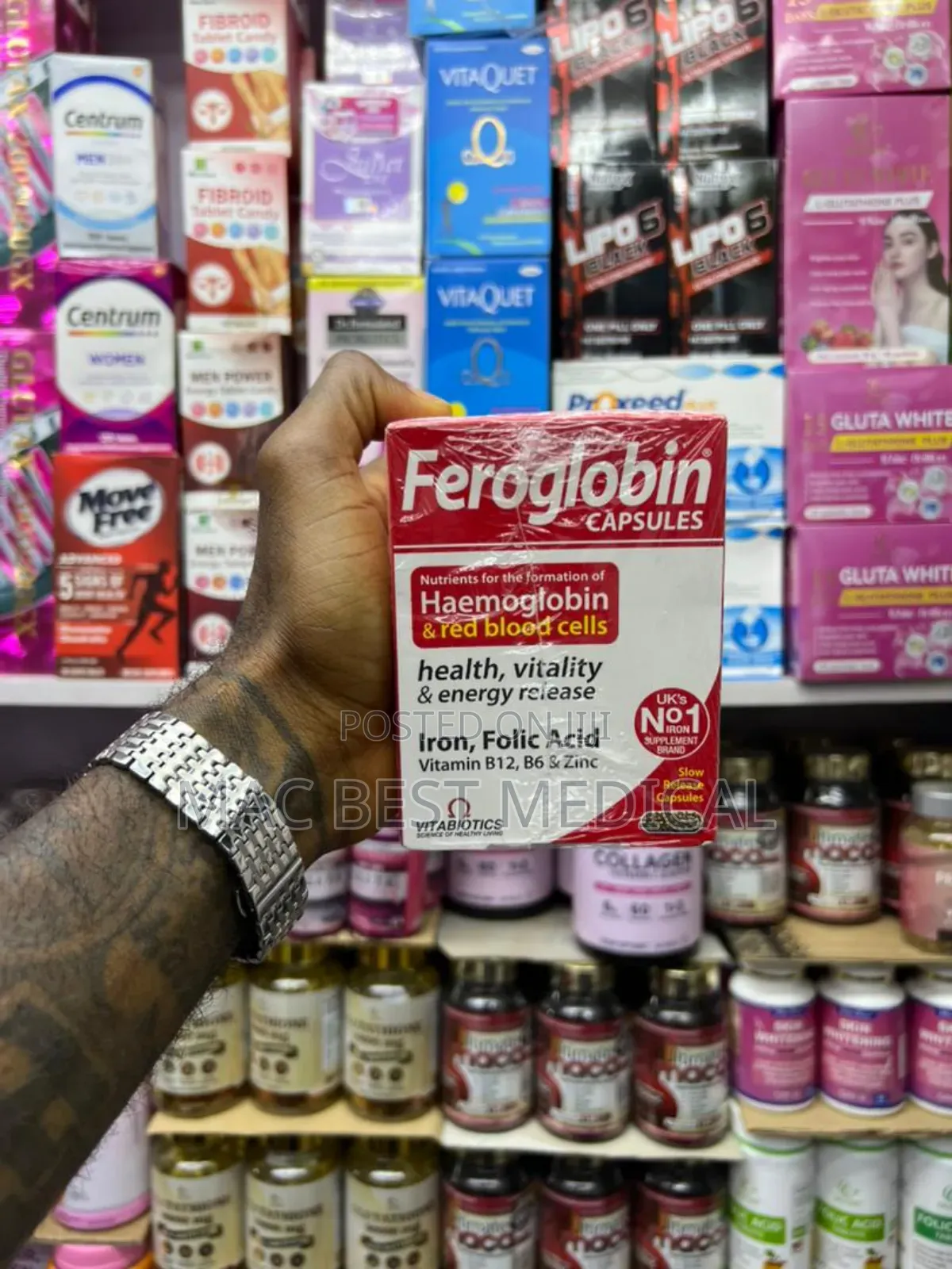 Vitabiotics Feroglobin Capsules