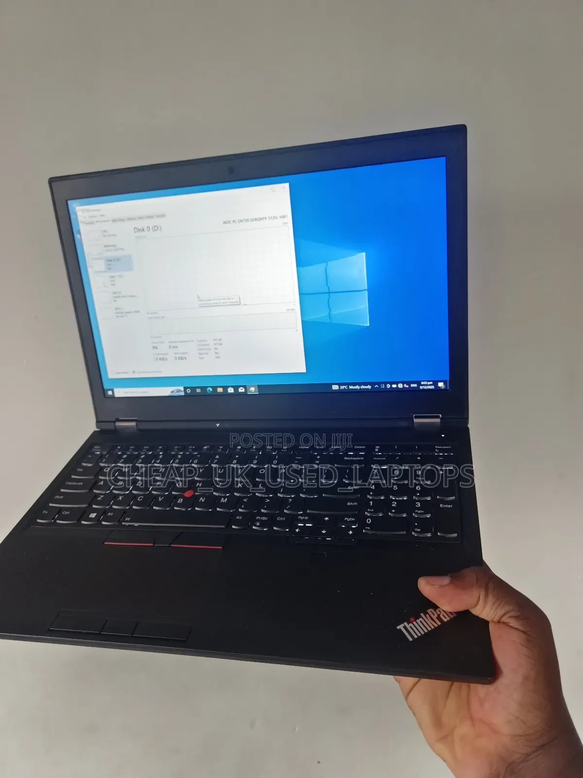 Laptop Lenovo ThinkPad P53 16GB Intel Core I7 SSD 512GB