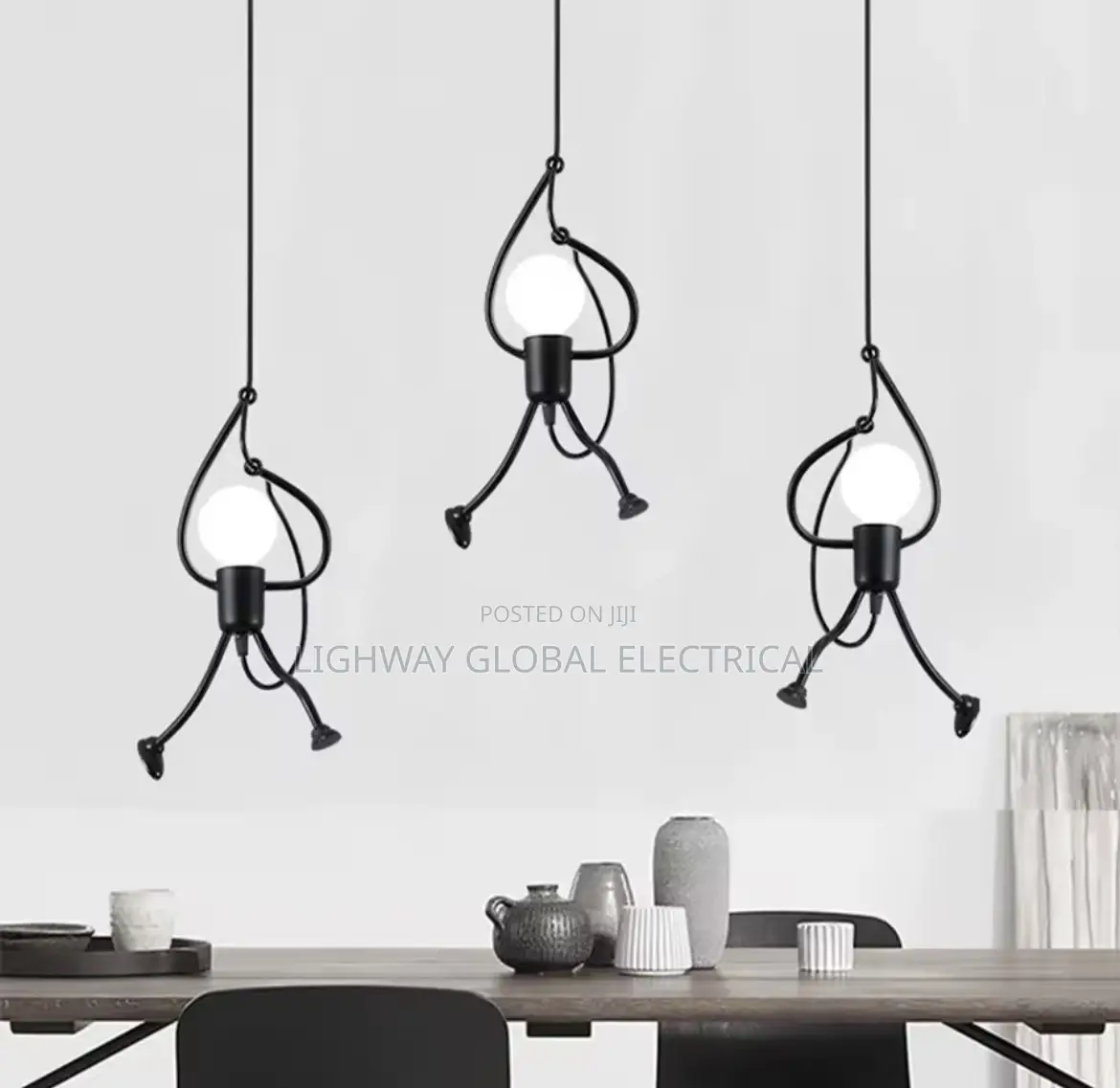 Creative Nordic Small Man Led E27 Pendant Light