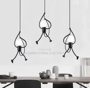 Creative Nordic Small Man Led E27 Pendant Light