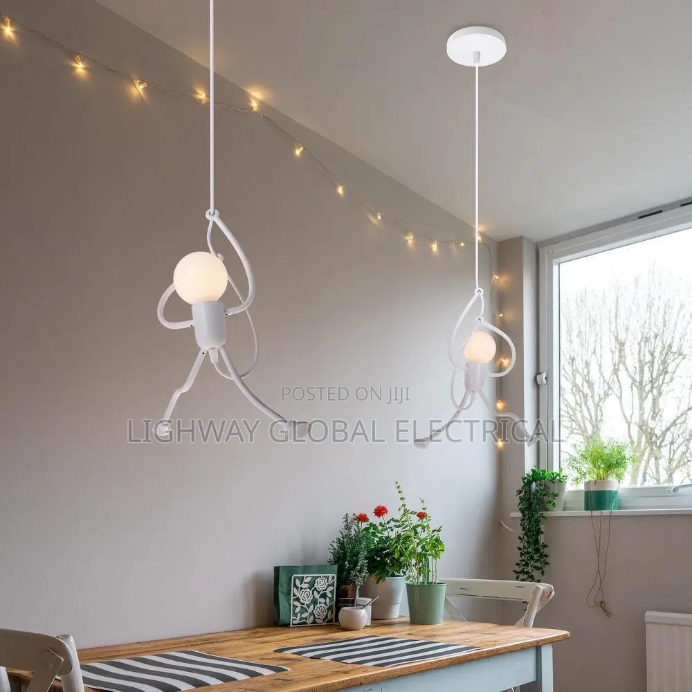 Creative Nordic Small Man Led E27 Pendant Light