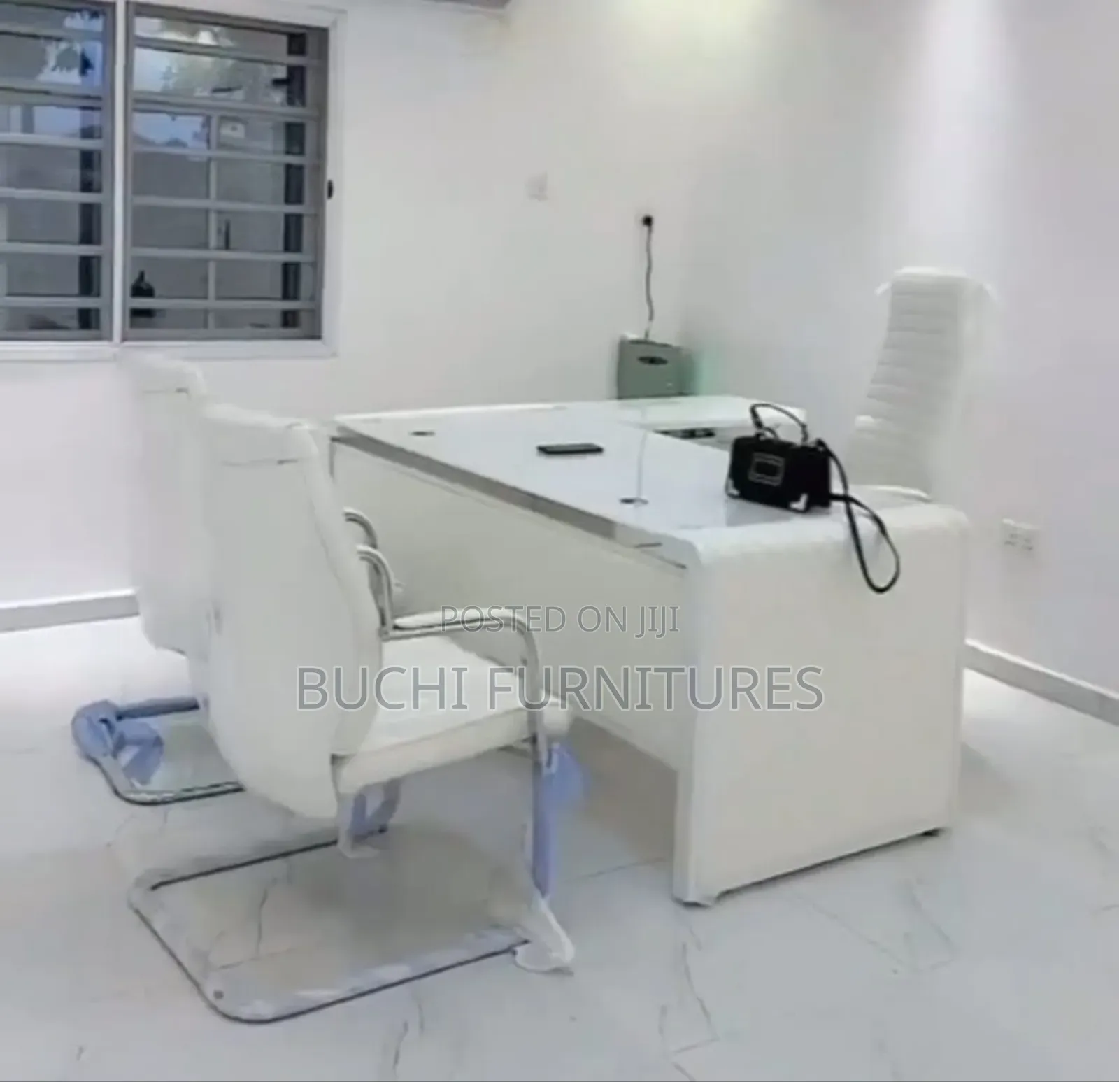 Buchi Table High Quality Imported Office Table With 3 Executive Chair Available in ...