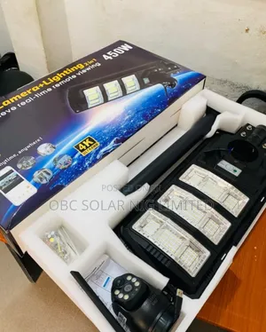 Solar Home and Street Lights With Surveillance Camera