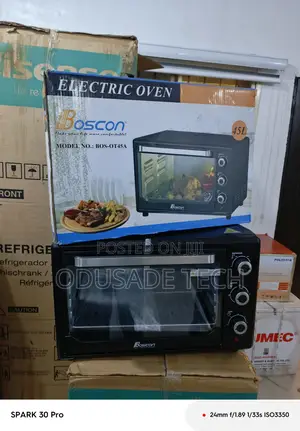 Boscon 45l Electric Oven – Standard Capacity Unit
