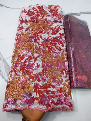 Luxury Party Lace Sego Gele Combo for Elegant Owambe Slay**