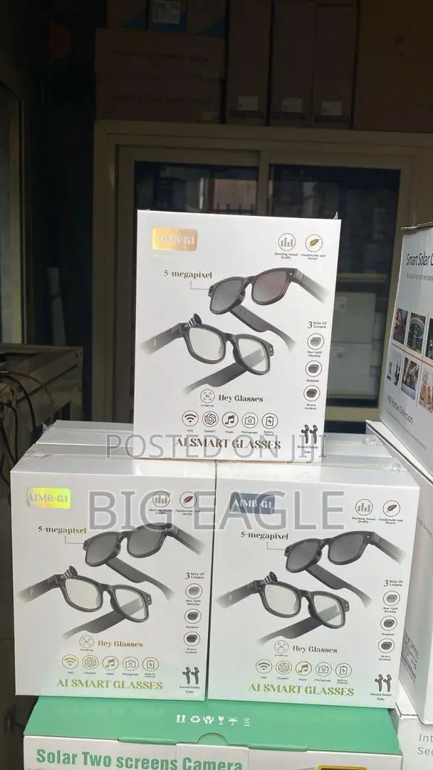 Ai Smart Spy Glasses With Bluetooth Audio.( Hd )