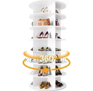 360 Degree Rotating 7 Layers Shoe Rack