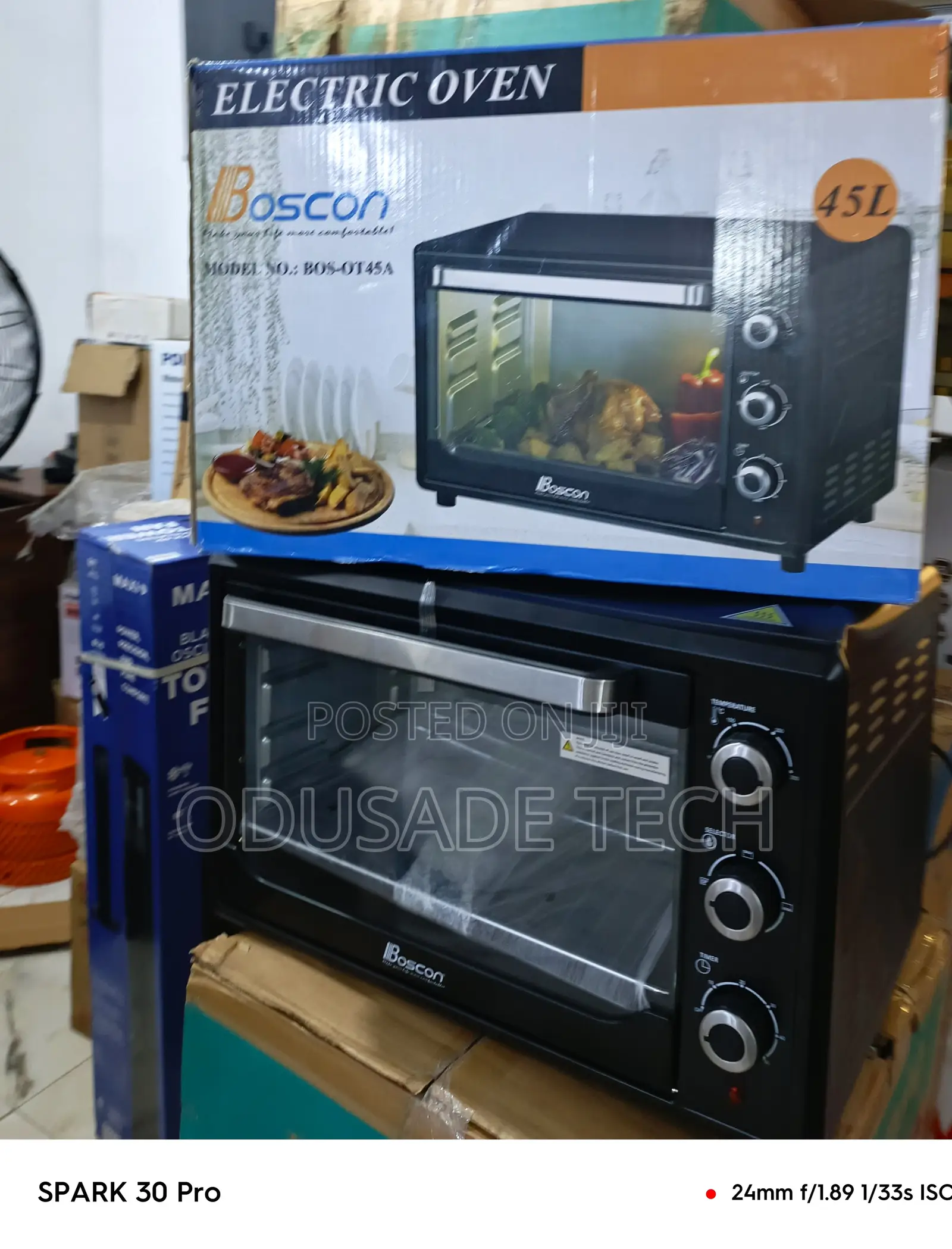 Boscon 45l Oven Interior Light Feature