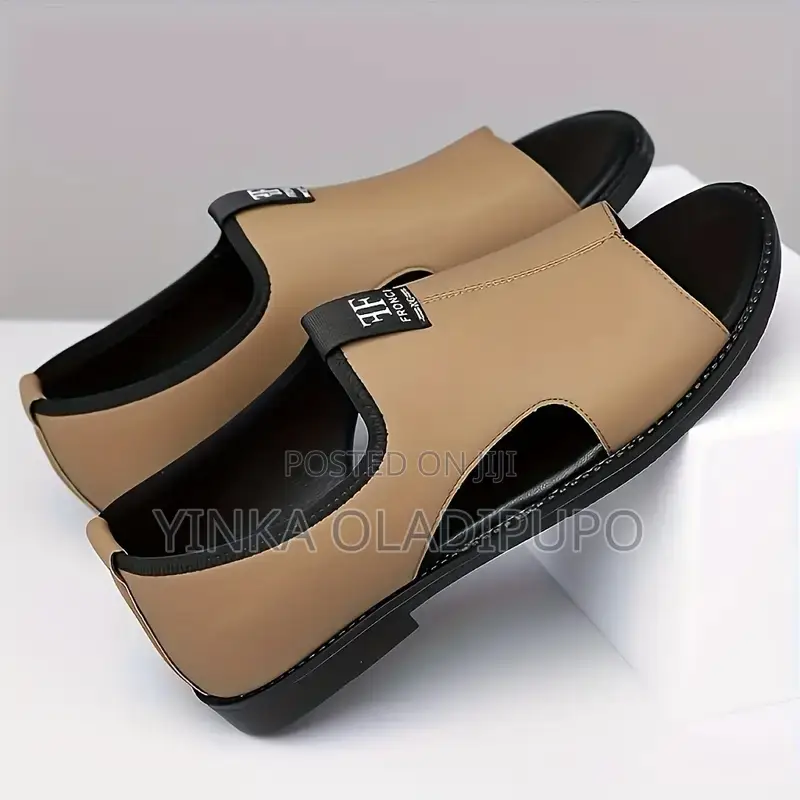 Tan Leather Men Sandals