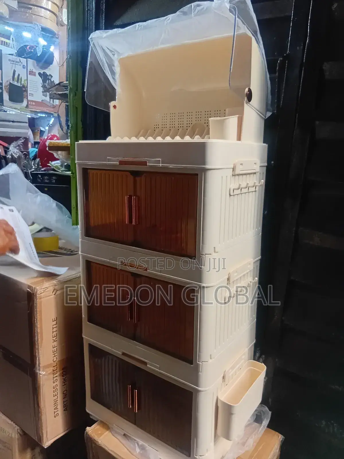 4-layer Dish Storage Rack.