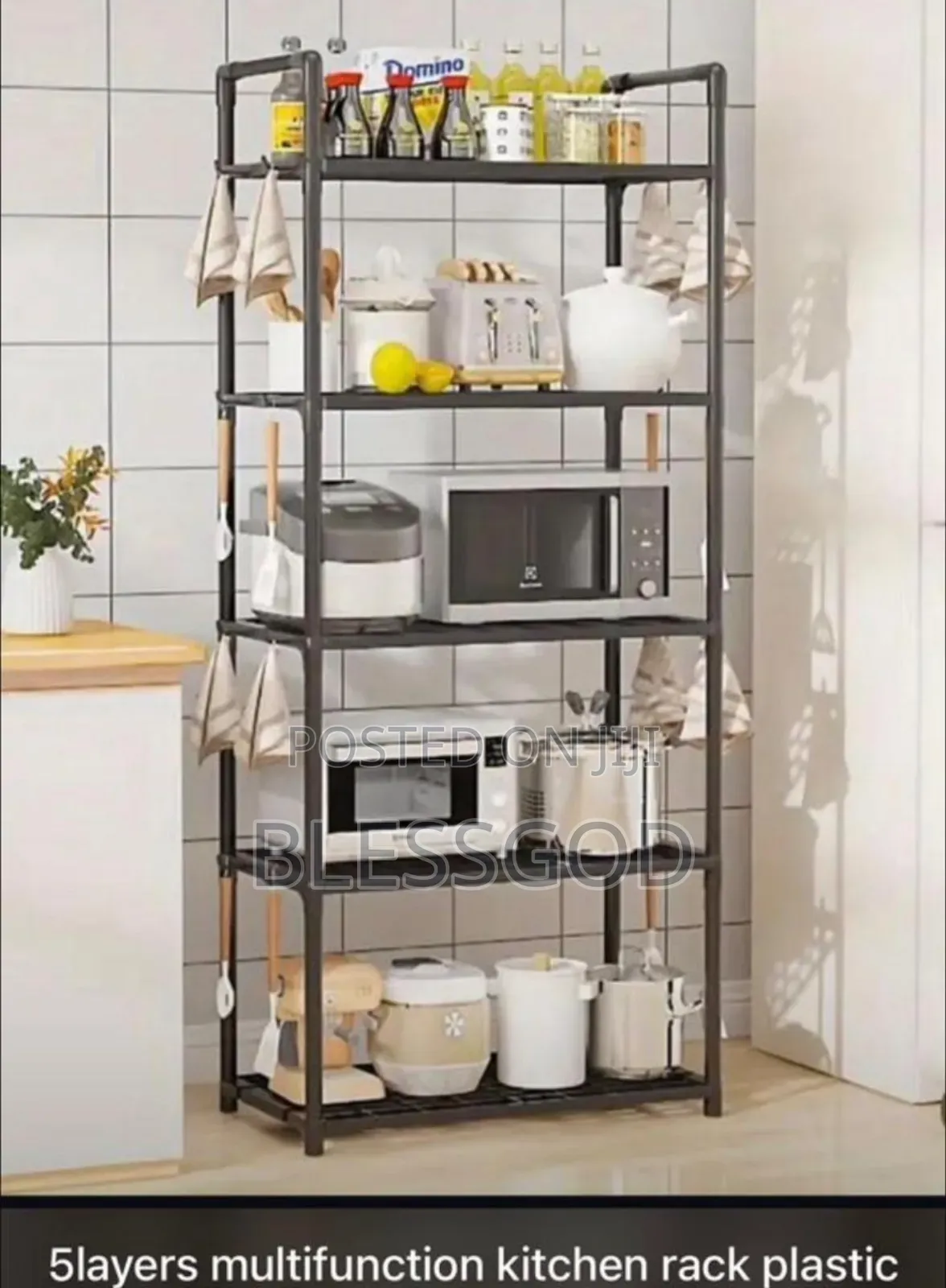 5layers Multi-Functional Kitchen Rack