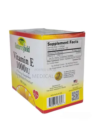 Vitamin E 1000iu X 100.