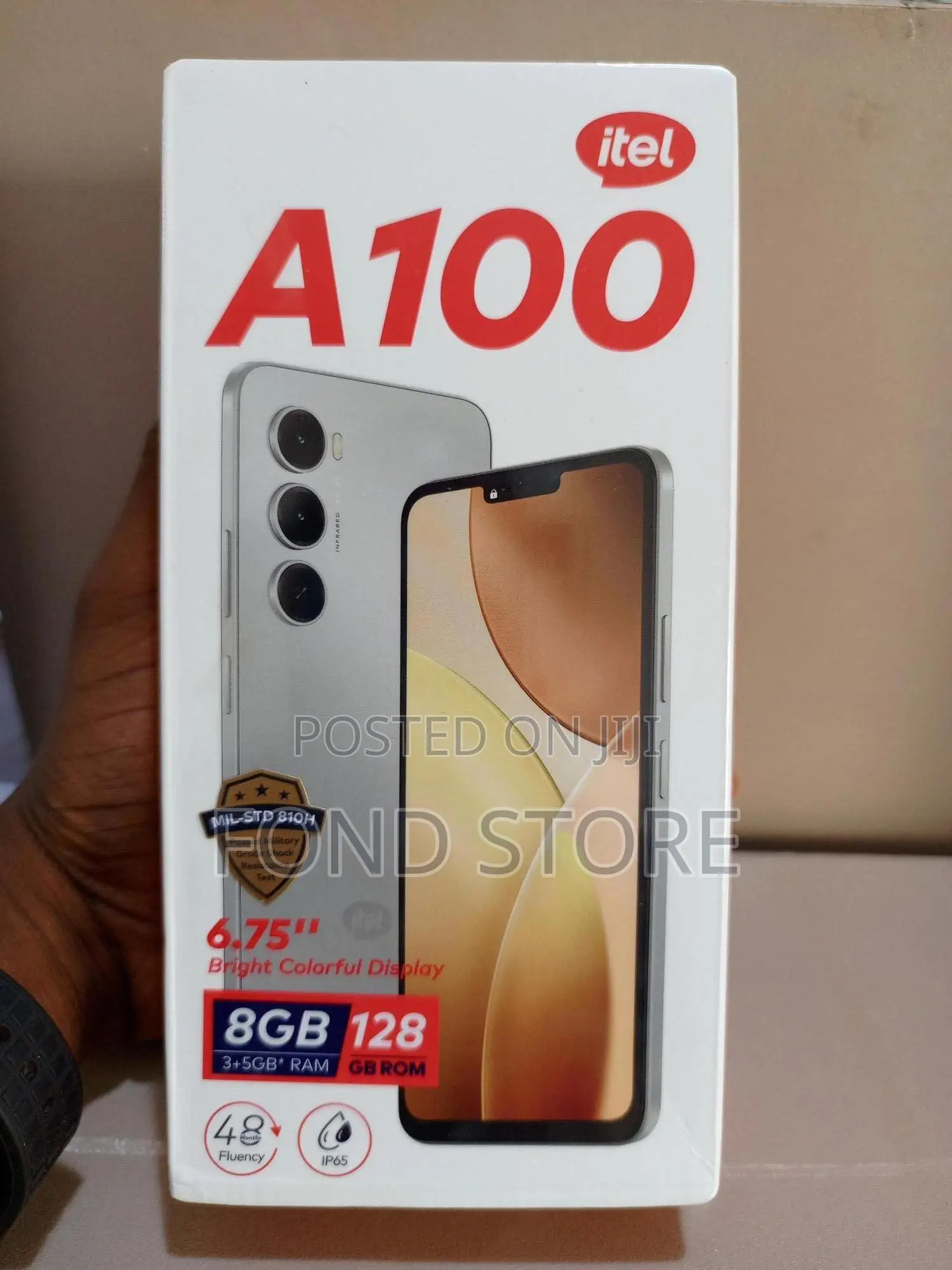 New Itel A100 128 GB Silver