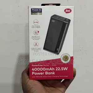 Itel 40000mah 22.5w Fast Charging Power Bank