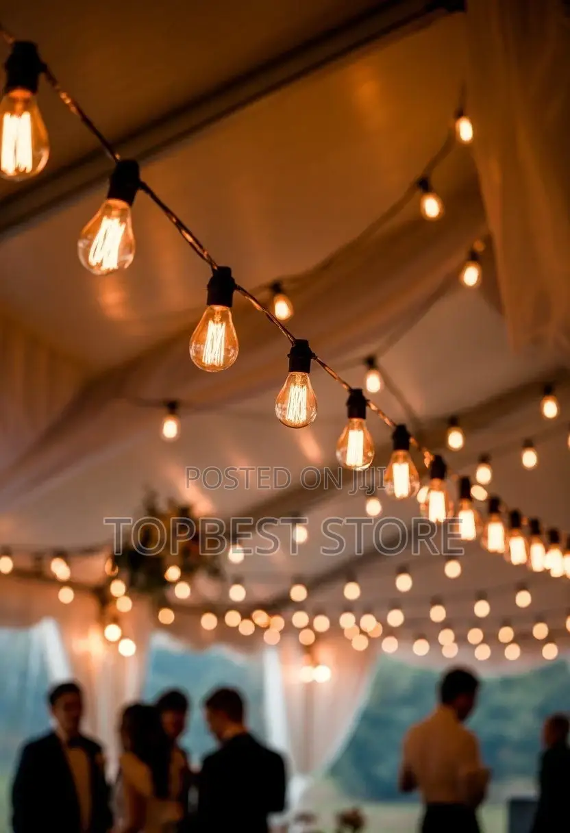 High Quality String Light 10meter 20bulb Is Complete With the Bulb