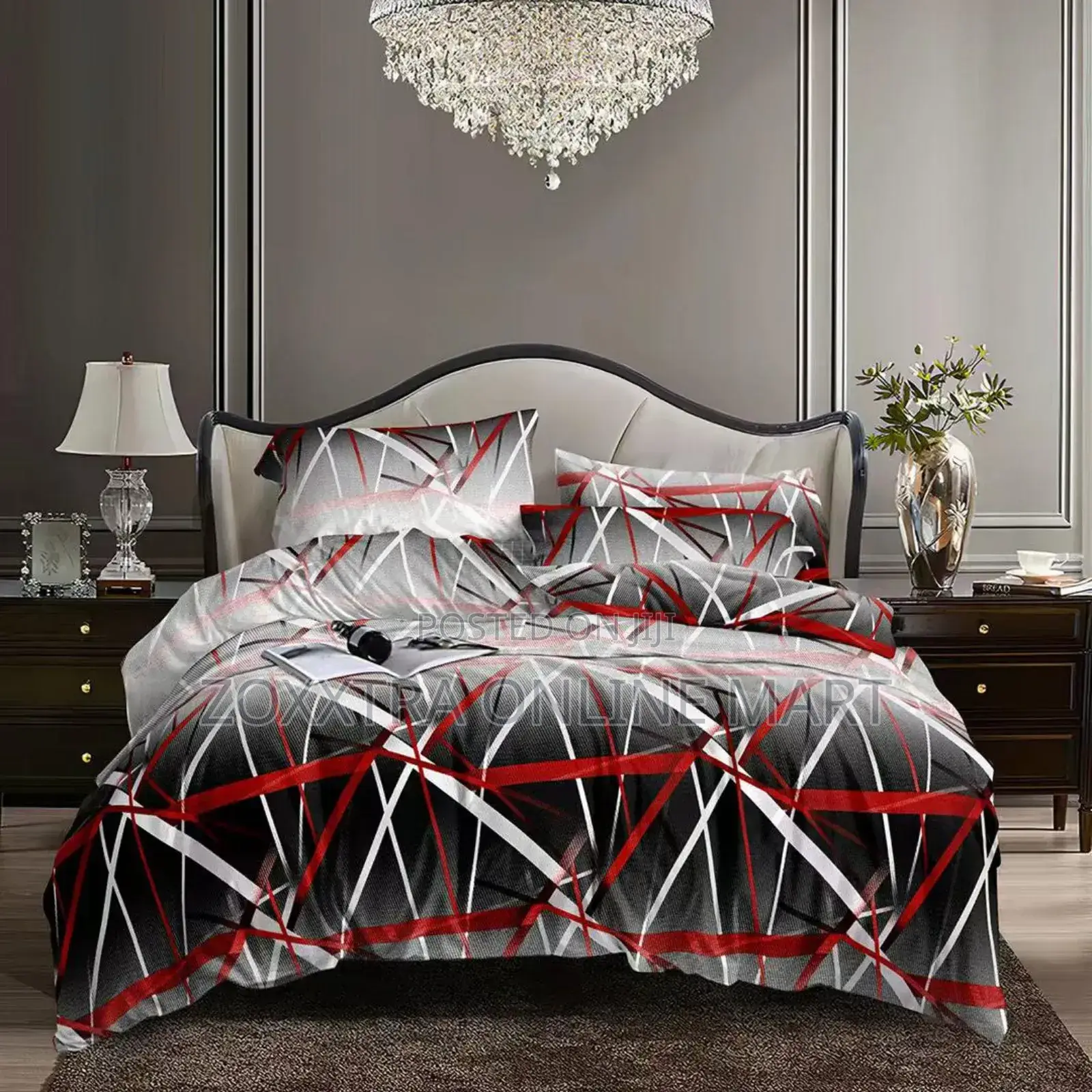 6 by 6 Bedsheets With 4 Pillows