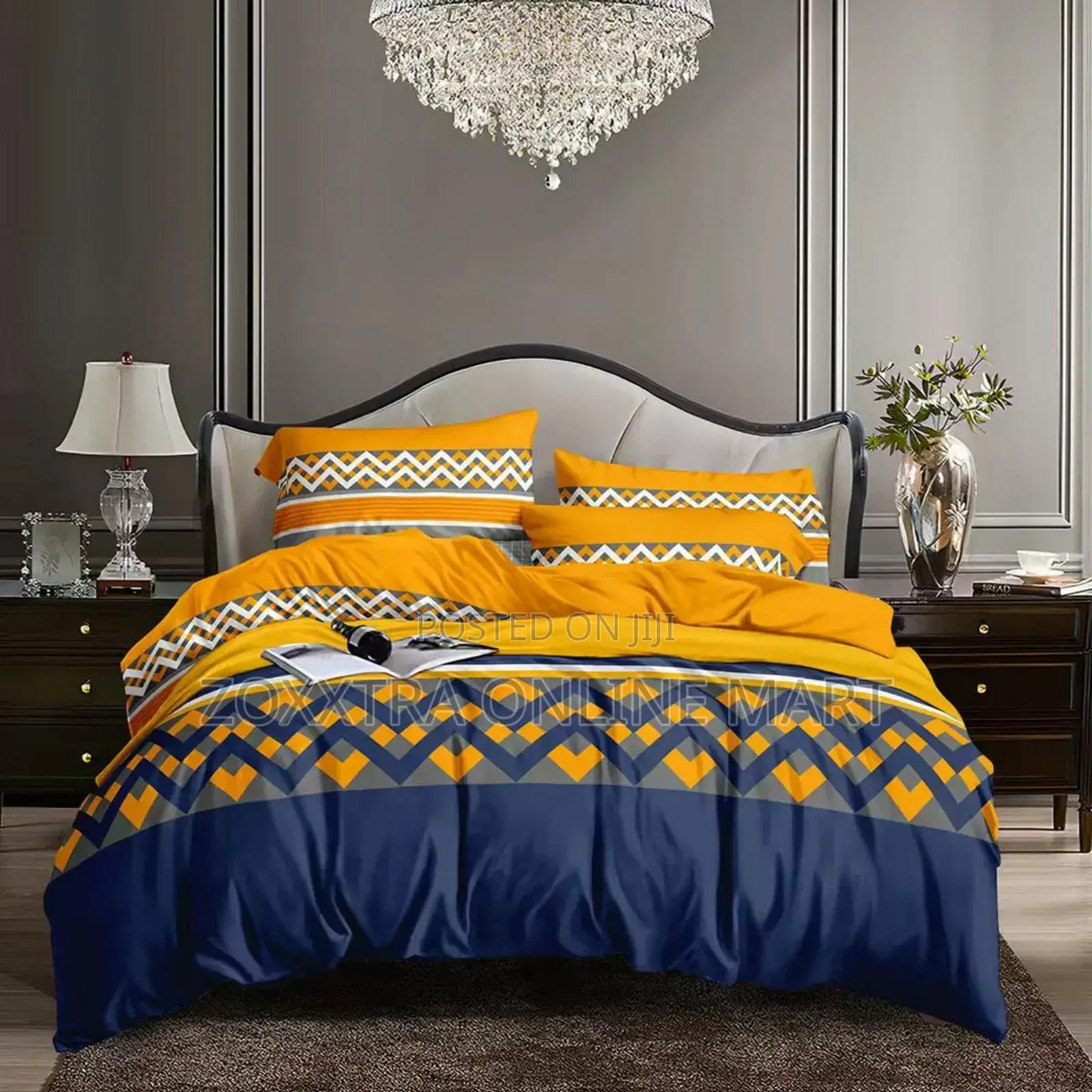 6 by 6 Bedsheets With 4 Pillows