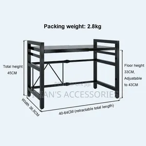 Retractable/Expandable Microwave Stand