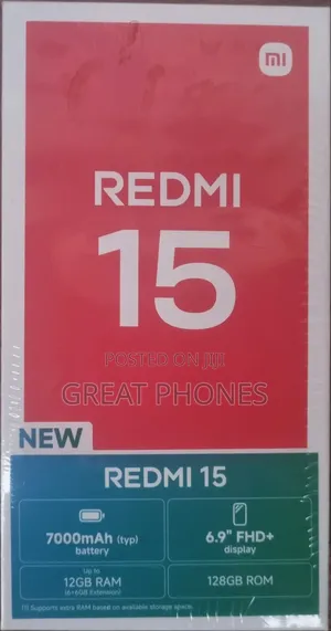 New Xiaomi Redmi 15 128 GB
