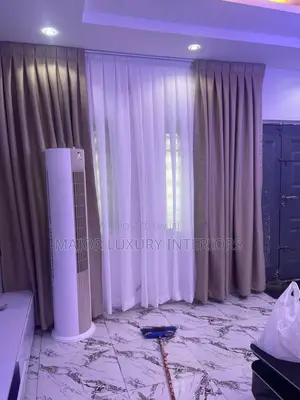 Double Box Pleated Curtains With Original Turkey Inner Material/ Track