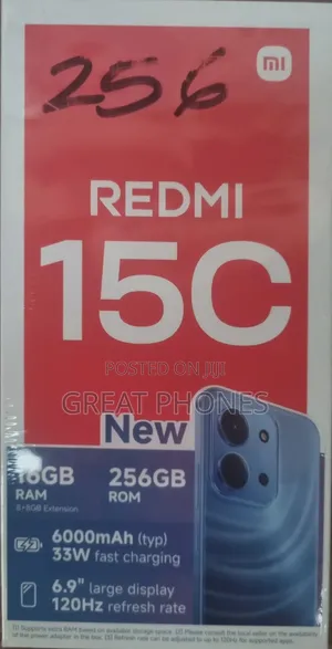 New Xiaomi Redmi 15C 4G 256 GB