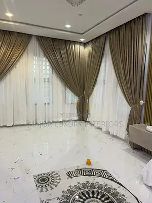 Highest Grade Turkey Quality Curtains/Inner Pleated With Track Rails