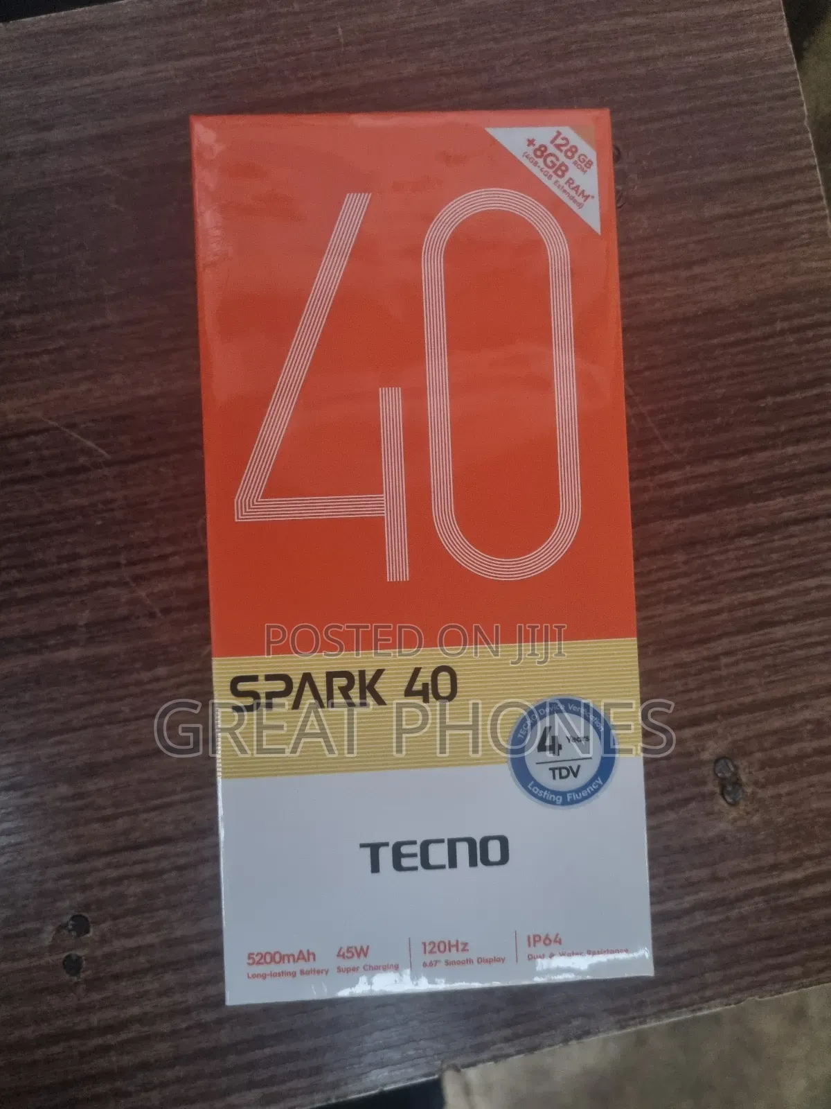 New Tecno Spark 40 128 GB