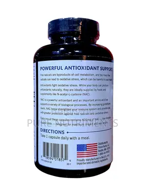 Force Factor Nac 600mg Antioxidant, Lung Immune Support–200 Capsules