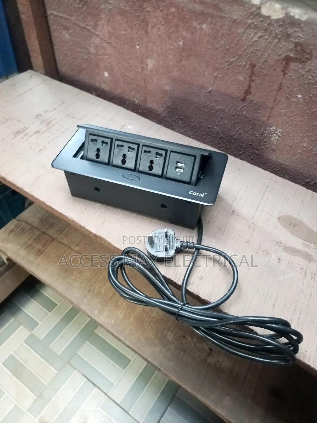 Table Socket 3 Power 2 Usb