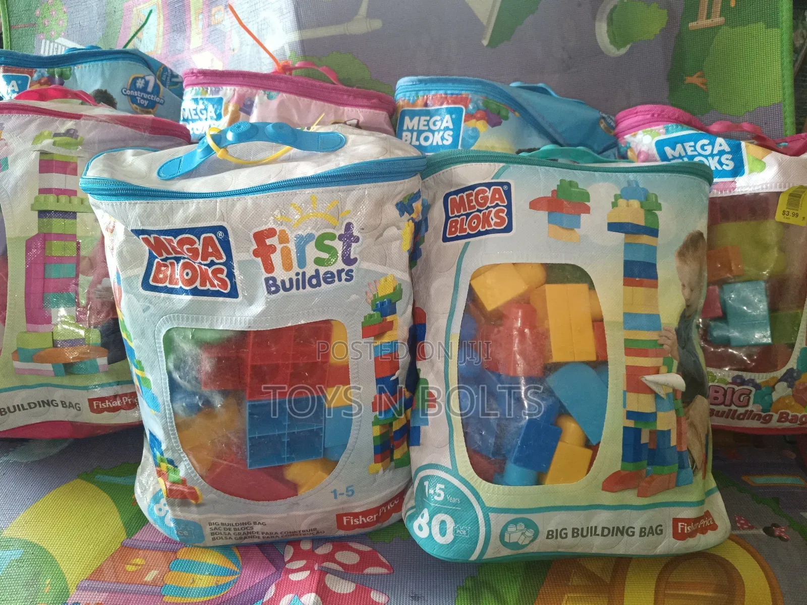 Building Block Mega Bloks 80pcs Per Bag