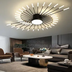 Postmodern Minimalist Artistic Ceiling Light (By 42 Hands) Black