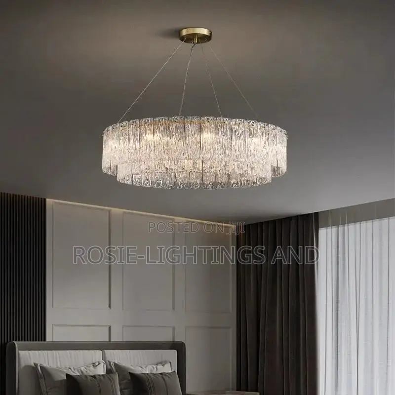 Post-Modern Luxury Glass Chandelier 800mm