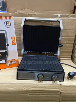 Electric Panini Press Grill Open Flat Up 180 Degrees Sandwich Maker