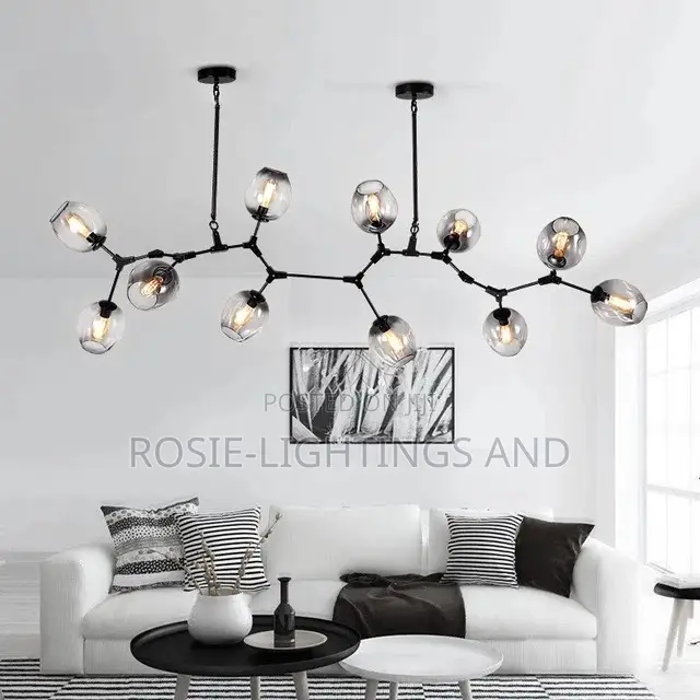 Nordic Modern Molecular Pendant Lights (1500mm) 11 Glasses