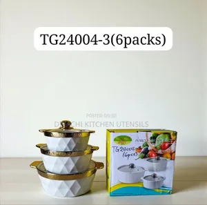 Ceramic Glass Serving Pot
