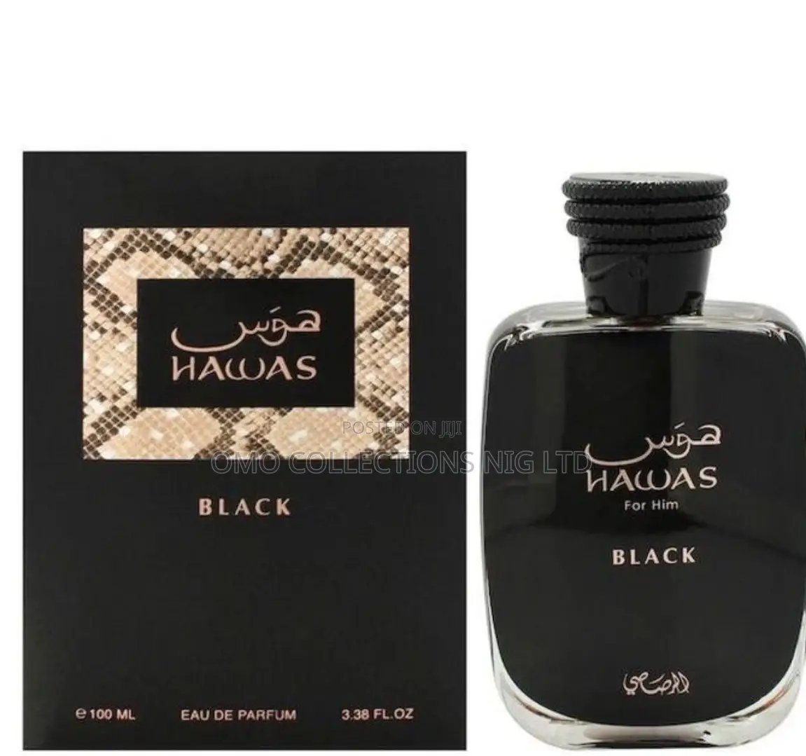 Luxury Original Hawas for Him Black Eau De Parfum – 100ml